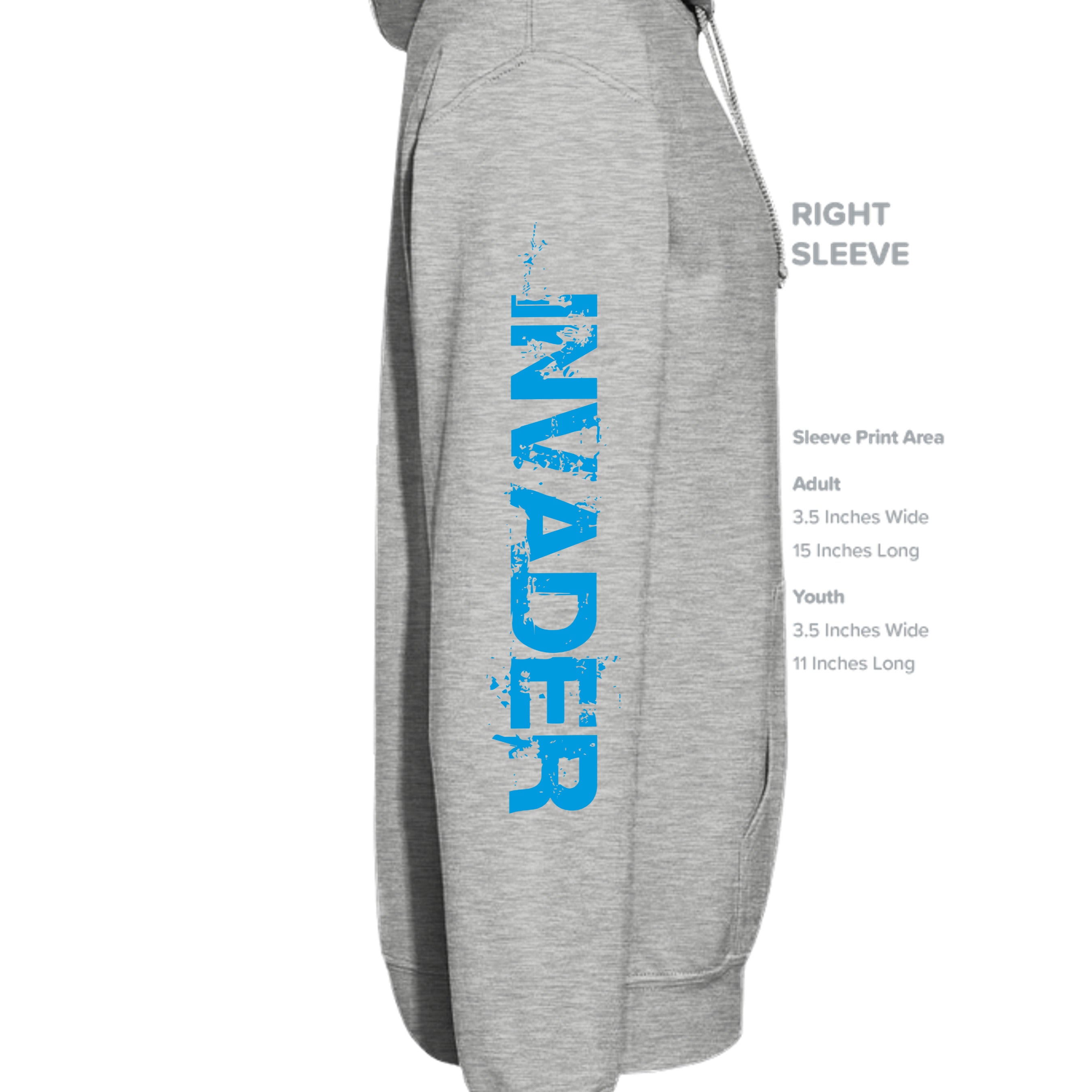 Ash Grey - SF500 - SLEEVE_RIGHT
