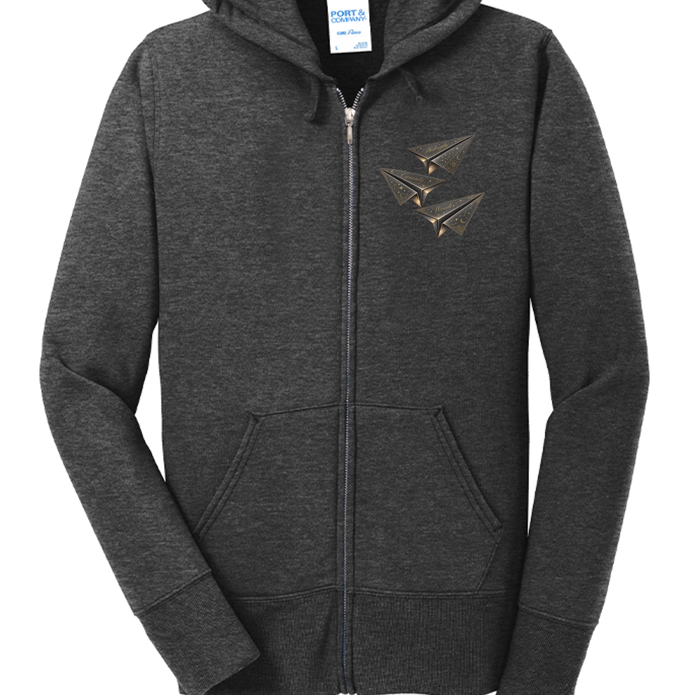 Dark Heather Grey - LPC78ZH - FRONT
