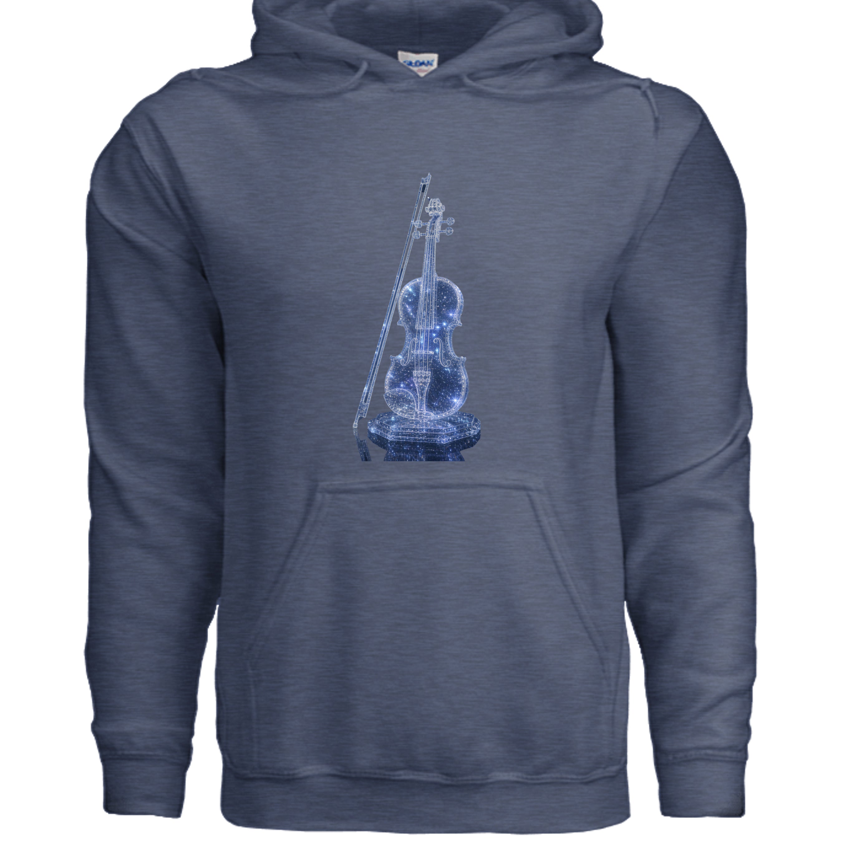 Heather Sport Dark Navy - G185 - FRONT